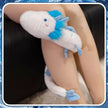60/120cm simulation small white dragon wristband filled with plush toys cartoon anime cute gifts KAEMEX