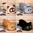 Kawaii Animal Lying Cat Plush Toys Chubby Creative Cats Dolls Cute Birthday Gifts Room Decoration KAEMEX