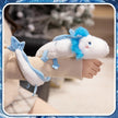 60/120cm simulation small white dragon wristband filled with plush toys cartoon anime cute gifts KAEMEX
